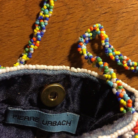 Pierre Urbach mini beaded crossbody purse. - Picture 3 of 3